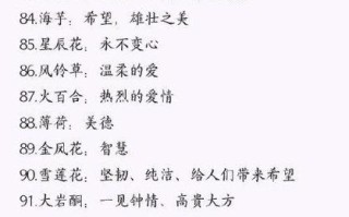 鲜花花语和花名有关（鲜花花语和花名有关的名字）