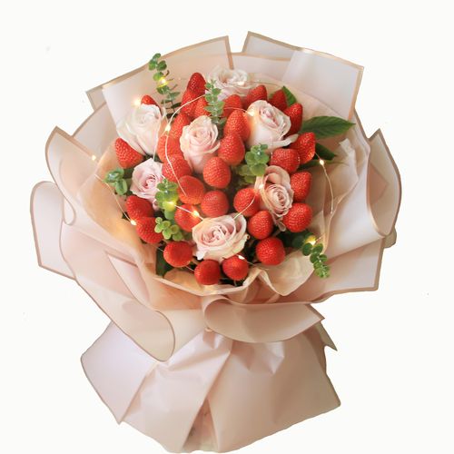 小菊草莓鲜花花语(草莓心菊花修剪)-第4张图片-花花知道网 小菊草莓鲜花花语(草莓心菊花修剪)-第4张图片-花花知道网
