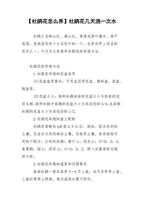 杜鹃花几天浇一次水(盆栽杜鹃花怎么浇水)-第4张图片-花花知道网 杜鹃花几天浇一次水(盆栽杜鹃花怎么浇水)-第4张图片-花花知道网